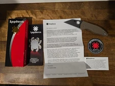 SPYDERCO Knives MicroJimbo Sprint Run CPM-15V Blade Brown G10 Handles EDC Knife