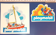 Werbe Aufkleber Playmobil Spielzeug Vintage 80er 90er originale Aufkleber. 37202