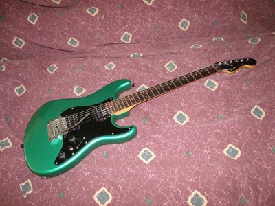 1985 Fender Japan Contemporary Stratocaster Deluxe HH  Emerald Mist RARE & EXC