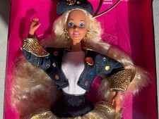 Mattel Barbie Super Talk Talking Fashion Doll, Blue Eyes, Blonde, 11.5 in, 1994