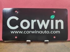 License Plate Tag Booster Dealer Car Lot Corwin Auto .com Automotive Group