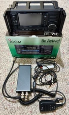 Icom IC-705 HF/VHF/UHF All Mode Portable QRP 5W/10W Transceiver & accessories