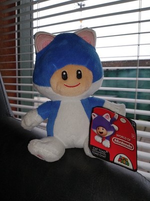 World Of Nintendo Super Mario Cat Toad Plush