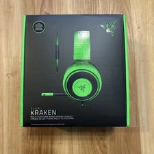 Razer Kraken Multi-Platform Wired Gaming Headset Green Excellent Condition