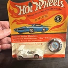 Hot Wheels Redlines Chaparral 2G White Diecast Car 1:64 w/ Collector's Button