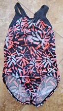 GK Elite Gymnastics Tumble Dance Leotard Child Medium Black Pink