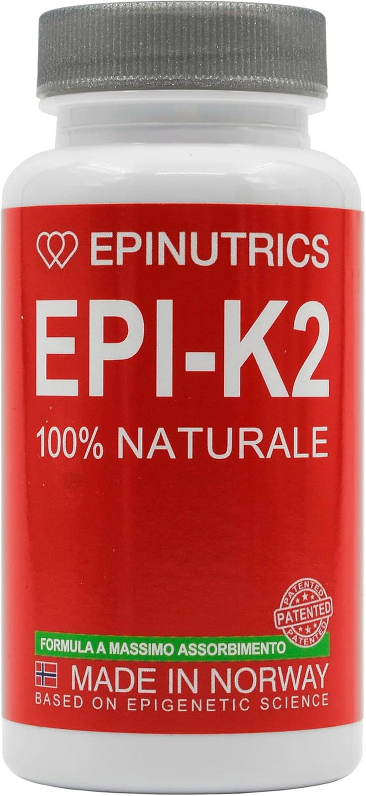 EPI-K2 Epinutrics: Vitamina K2 MK-7 con Curcuma per Massima Performance