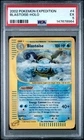 2002 POKEMON EXPEDITION #4 BLASTOISE-HOLO PSA 5
