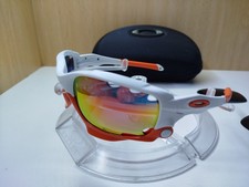 Oakley jawbone 009171 -03 orange/white original sunglasses 1 pair of lenses