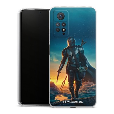 Handyhülle für Xiaomi Redmi Note 11 Pro 5G Sonnenuntergang Star Wars The Mandalo