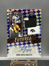 Ihmir Smith-Marsette 2021 Panini Legacy Futures Rookie Patch Auto Sapphire 12/25