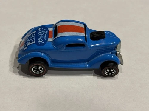 Redline Hot Wheels Neet Streeter Ford Diecast Car Blue Red White 1975