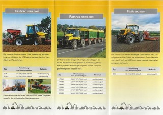 The JCB Landpower Program Flyer from 10/2005