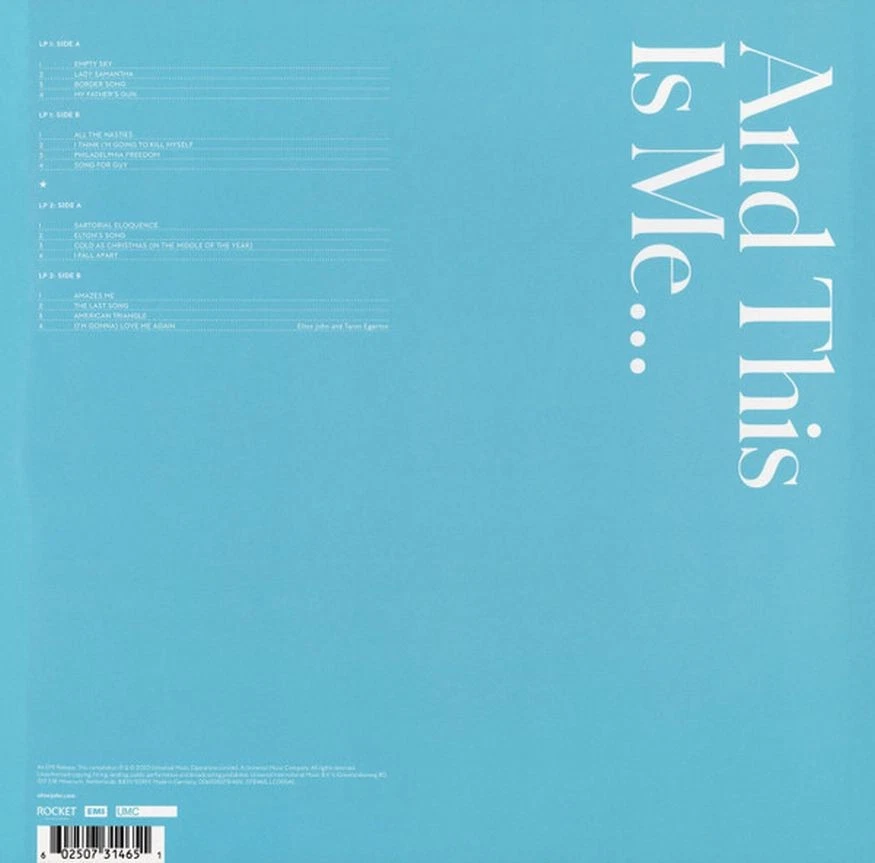 Elton John - Jewel Box: And This Is Me - 2x Vinyl LP Album Neu OVP - Bild 2 von 2