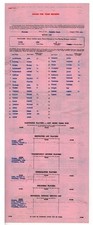 1959 Phoenix Giants Unsigned Official Roster Willie McCovey Gaylord Perry