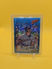 2026 Topps Heritage Jeff McNeil Blue Sparkle #54 New York Mets 