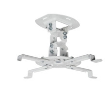 VIVO Universal Adjustable Ceiling Projector Theater Mount White Extending Arms