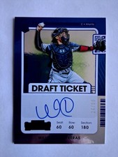 2021 PANINI CONTENDERS BLUE WILLIAM CONTRERAS RC/AUTO! 24/99! 1/1! JERSEY #!