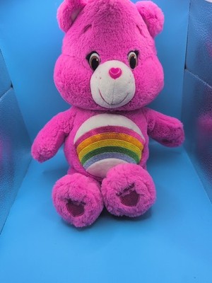 Care Bears Plüsch Teddybär Grosfarceur Rosa Regenbogen   34Cm Top Zustand