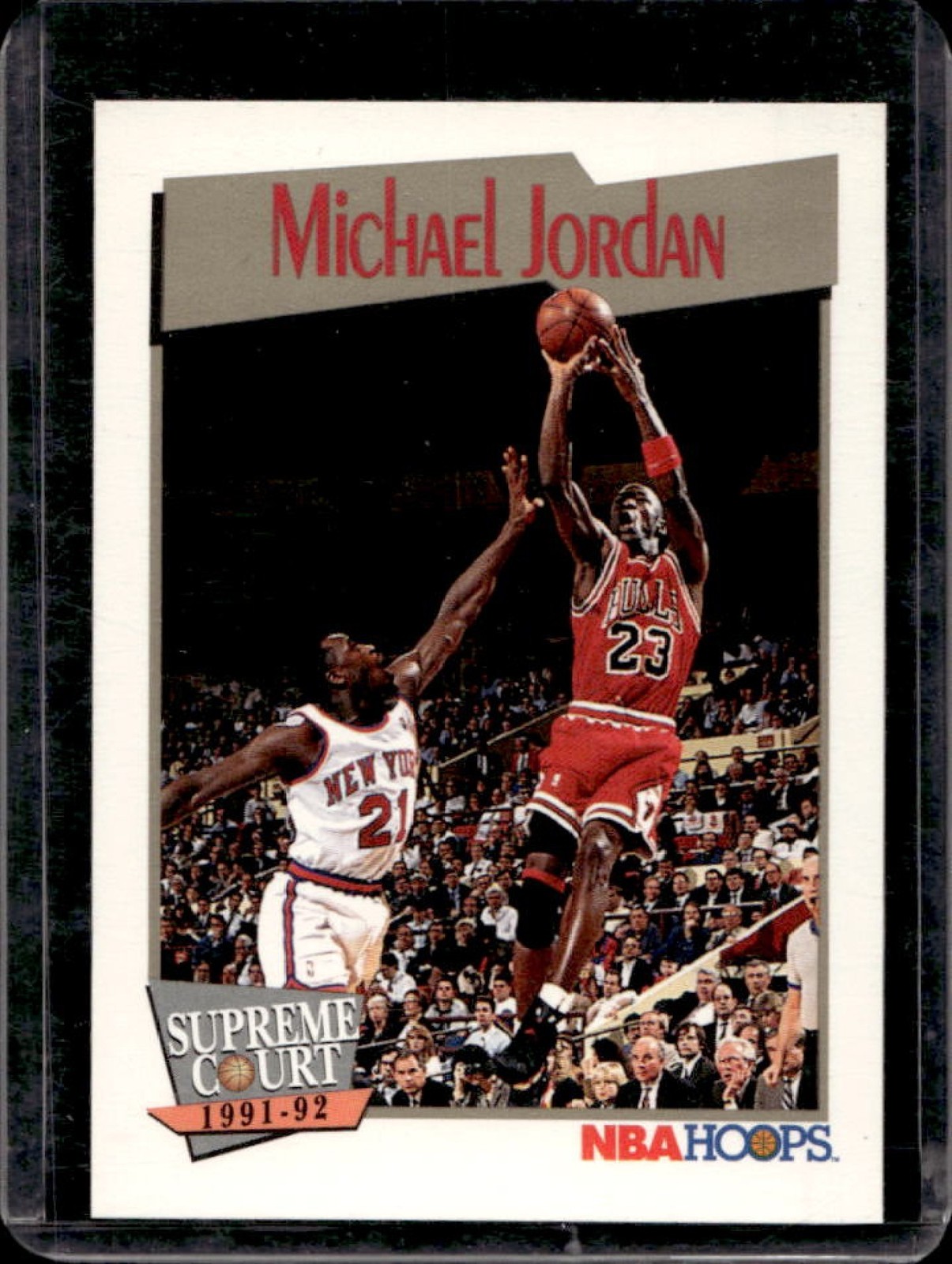 1991-92 Hoops Michael Jordan #455 Bulls