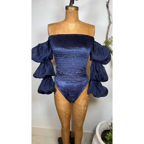 Free People Velvet Bodysuit | Chic Long-Sleeve Bodysuit | Elegant Fitted Blouse