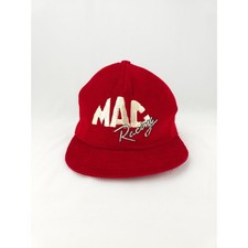 Vintage Red Corduroy Mac Tools Racing Swingster Snap Back Trucker Hat