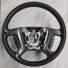  2007-2013 Gmc Yukon Denali Oem Woodgrain Steering Wheel - Pn P15854534