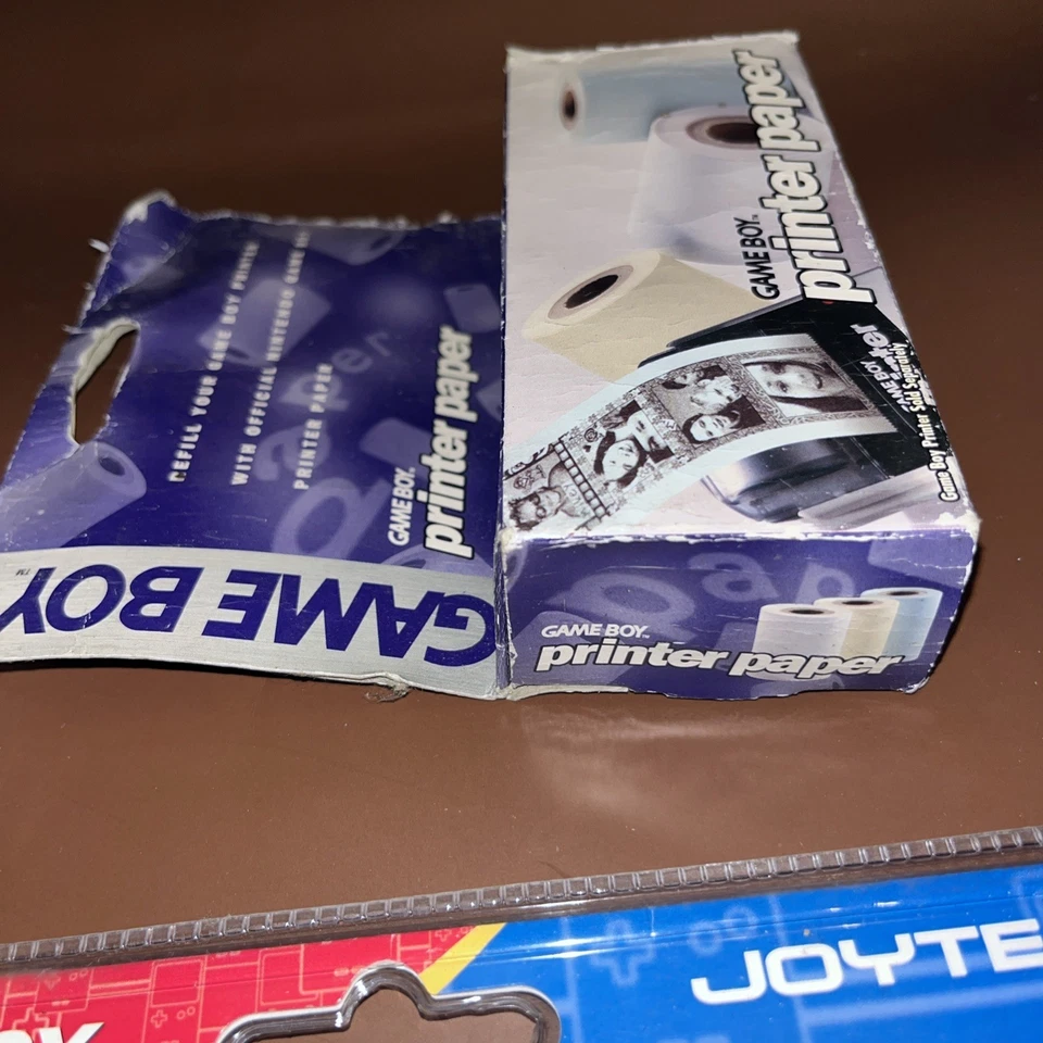 Official Nintendo Gameboy Printer paper Gameboy fm radio & link cable joytech  - Image 4 of 4