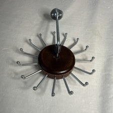 Vintage Wall Mount Carousel Tie Hanger