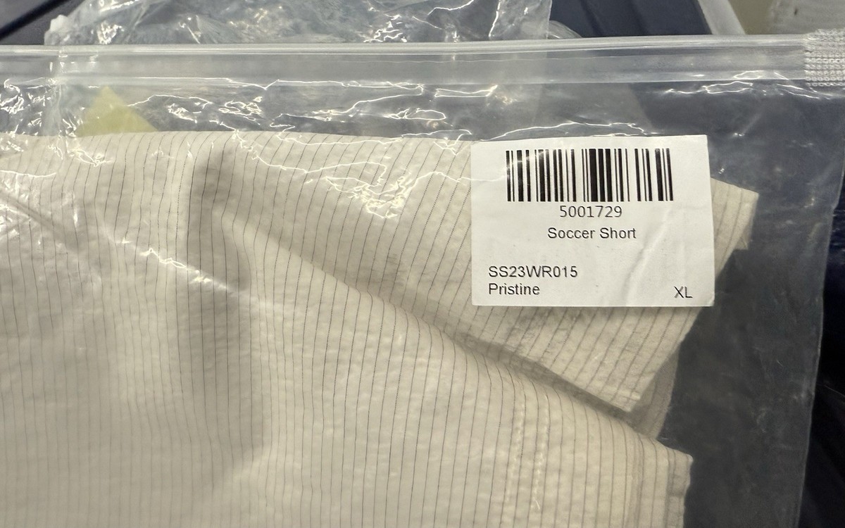 Aime Leon Dore ALD Team Soccer Short Men's Size XL Pristine White