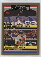 2006 Update Postseason Highlights Gold 1860/2006 Endy Chavez Yadier Molina 0rd2