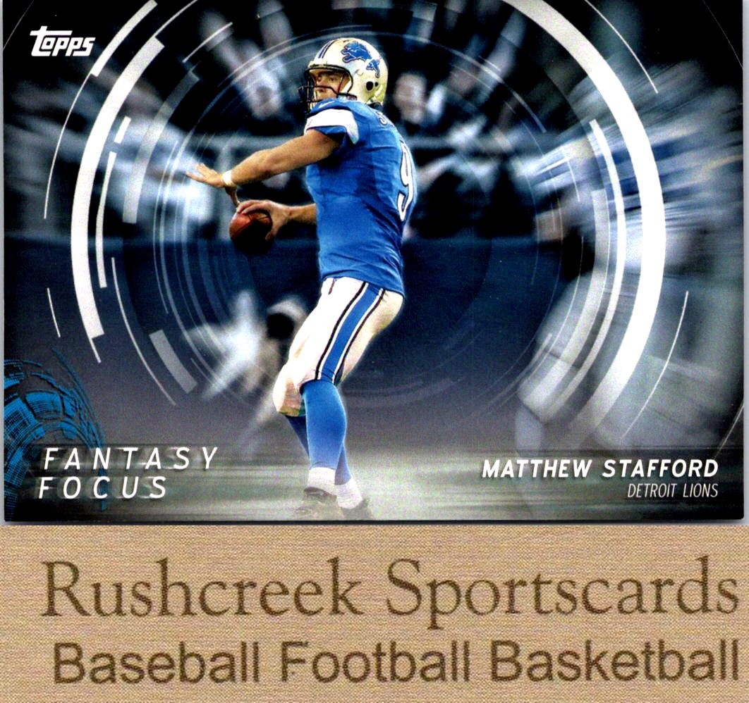 2015 Topps #FF-MS Matthew Stafford Fantasy Focus