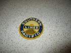 Southern Pacific Lines Railroad Tin Sign Train Metal Vintage 3"