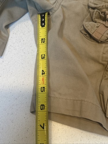 Polo By Ralph Lauren Boys 4T Cargo Shorts Khaki With Buckles & Straps - Picture 13 of 15