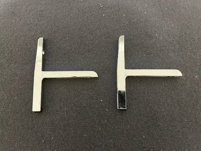 Original USM Haller Anbauwinkel Chrom für Auszüge, ein Paar