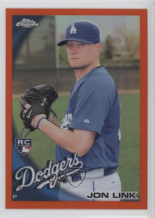2010 Topps Chrome Orange Refractor Jon Link #173 Rookie RC 1g5