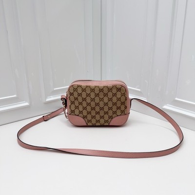 Gucci Pre-Owned Authentic Camera Bag Monogram Canvas Free Tracked Shipping