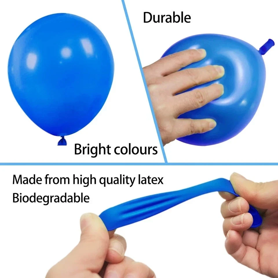 200Pcs Balloons 5 Inch Assorted Colors, Small Mini Rainbow Latex Balloons for Pa - Image 3 of 4