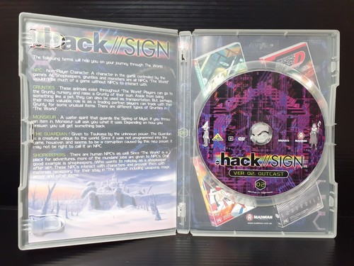 .Hack Sign Collection Volumes 1 & 2 DVDs ~ Region 4 PAL ~ hack SIGN - Picture 2 of 4