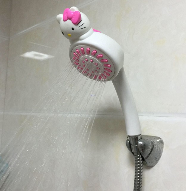 Cute Hello Kitty Shower Head ABS Bathroom Kids Bath Toy eBay