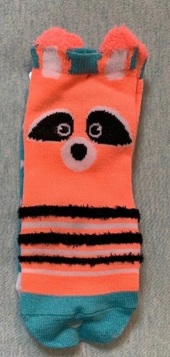 JUSTICE FOX & DOTS ANKLE SOCKS 2 PACK SIZE M/L SUPER CUTE!! - Picture 3 of 4