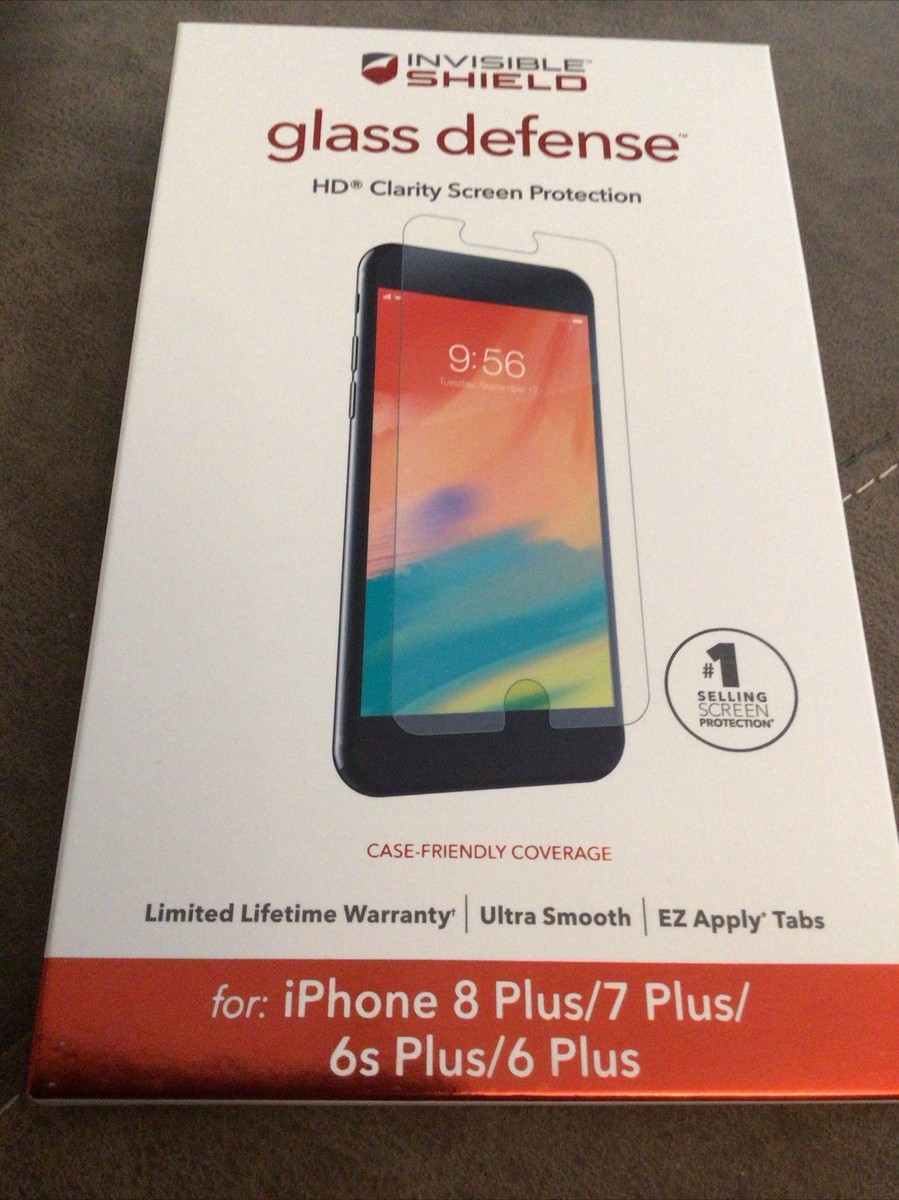 ZAGG Tempered Glass Screen Protector For Apple iPhone PLUS,