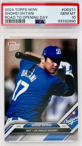 2024 Topps Now Road To Opening Day Shohei Ohtani #OD271 RTOD PSA 10 💎 Pop 91