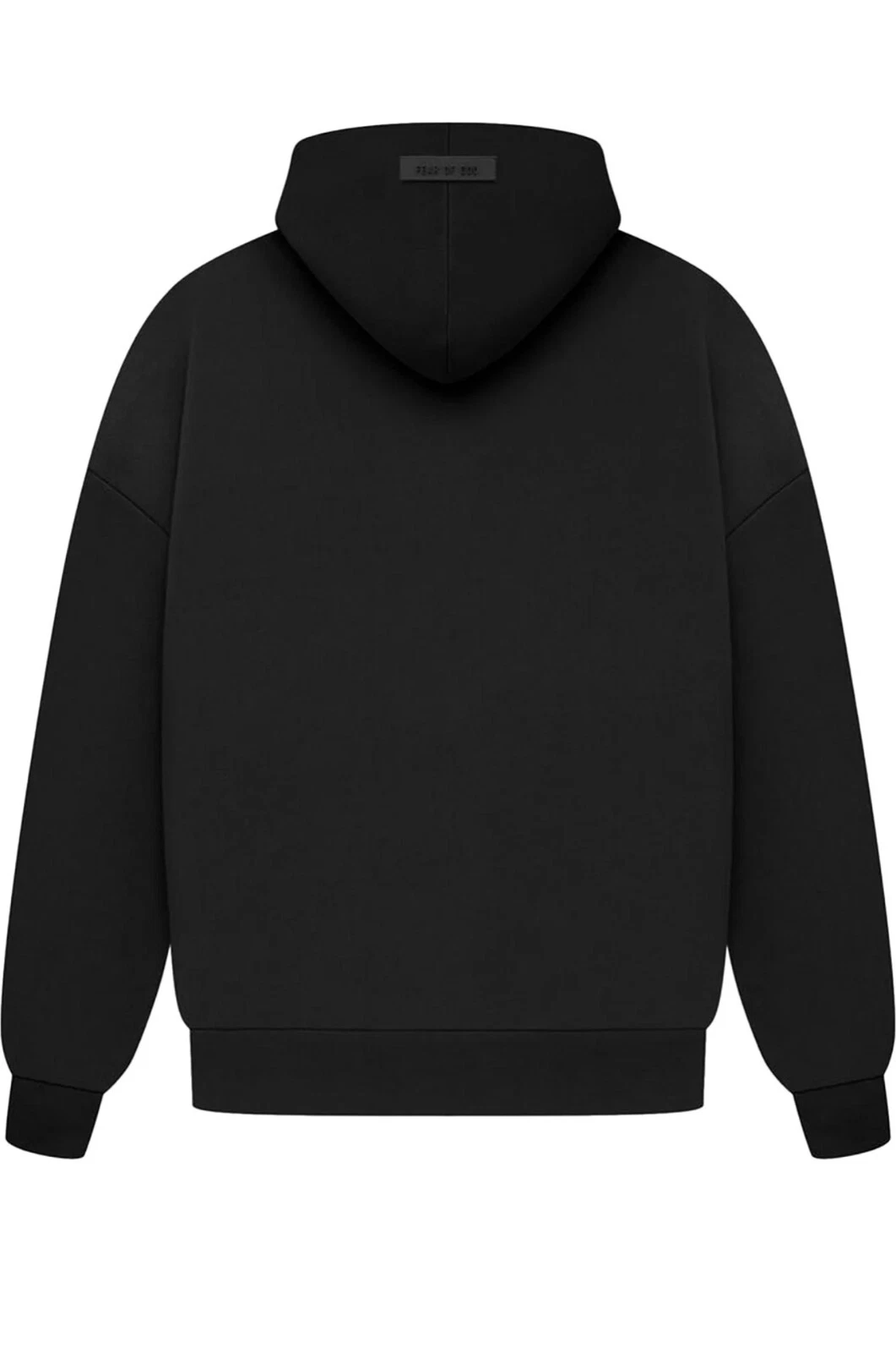 Autentica Felpa con cappuccio Fear of God Essentials "Jet Black" SS23