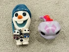 Frozen Disney Funko Pop Lot of 2 Olaf w/ Kittens #338 Bruni Fire Salamander #734