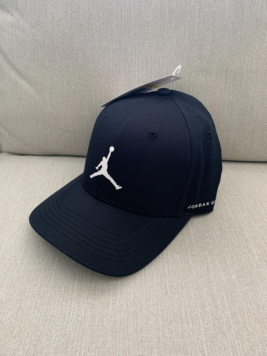 JORDAN RISE CAP ADJUSTABLE HAT 'BLACK