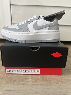 nike jordan 1 elevate low wolf grey women size 5