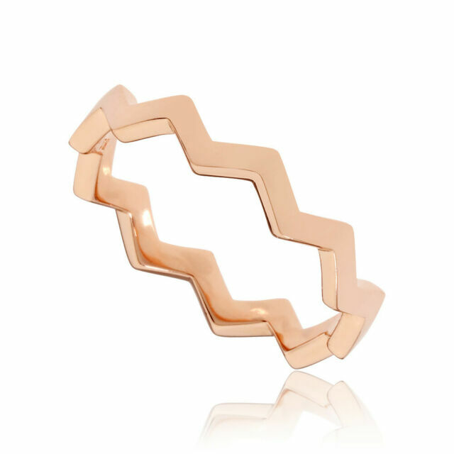 Pandora Polished Zigzag Ring 2025