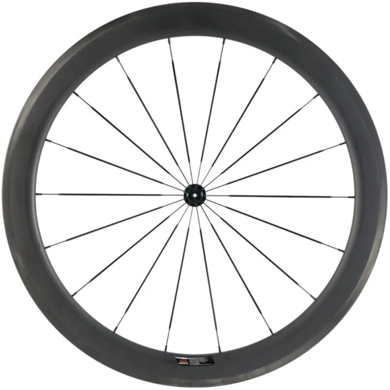 700C Carbon Fiber Clincher Tubeless Bicycle Wheels 25x55mm Road Cycling Wheelset - Image 2 of 4