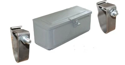 Ferguson T20 & 35 tool box gray + two fixing brackets
